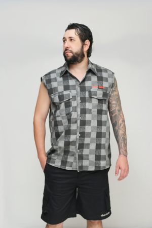 Camisa sem manga Silver Bullet camuflada